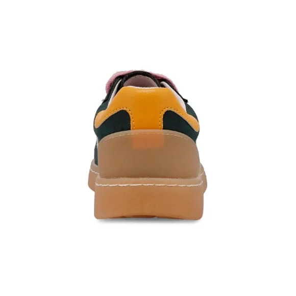 MIA - VESTA Leather Color Block Sneakers with Contoured Footbed NIB Size 10 - Picture 5 of 12